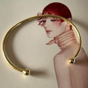 b4619c1c-44b0-4952-9582-1a2ef4583b17 Esclava Clarisa Gold - Colección Brasil - Ajustable - 1 unidad