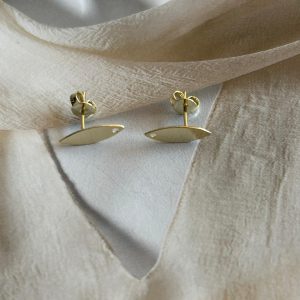 Base de Aro Puntas Gold - Colección Brasil - 12 mm - 1 par