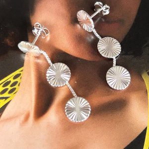 Aro Ofelia Silver - Colección Brasil - 36 mm - 1 par