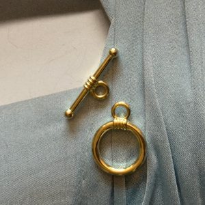 Broche Palito Gold - Colección Brasil - 15 mm - 1 unidad