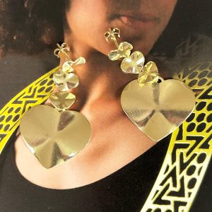 Aro Esperanza Gold - Colección Brasil - 45 mm - 1 par