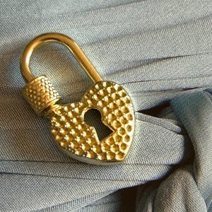 Broche Candado Mate Gold - Colección Brasil - 28 mm - 1 unidad