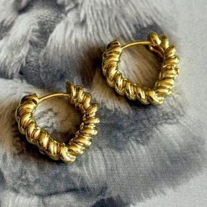 Aro Pascal - Colección Gold Addict - 20 mm - 1 par