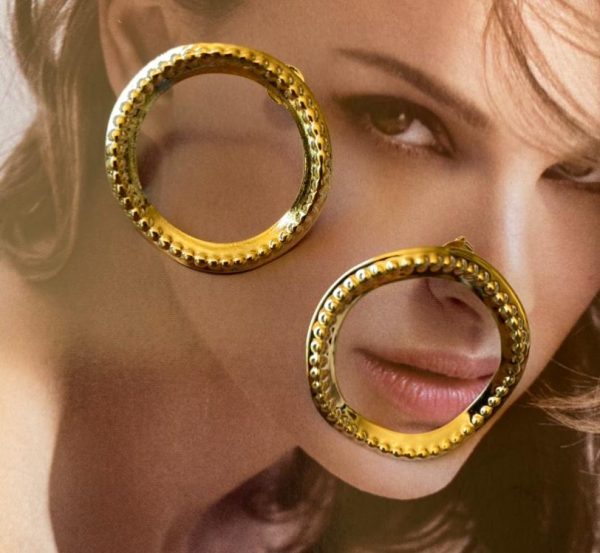 Aro Aire Gold - Colección Brasil - 28 mm - 1 par