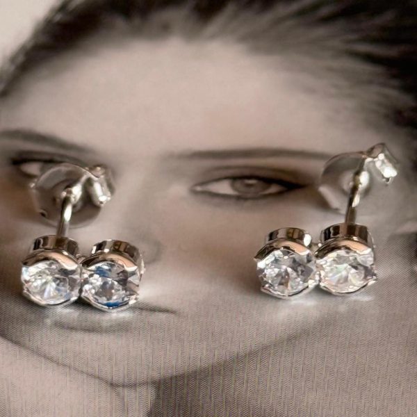 Aro Tere Silver - Colección Brasil - 7 mm - 1 par