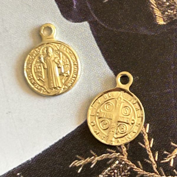 Pendant San Benito Mini Gold - Colección Brasil - 10 mm - 1 unidad