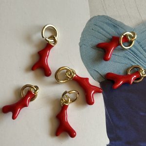 Pendant Coral Petit - Colección Deep Ocean - 1 mm - 1 unidad - Oro