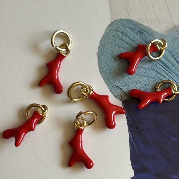 Pendant Coral Petit - Colección Deep Ocean - 1 mm - 1 unidad - Oro