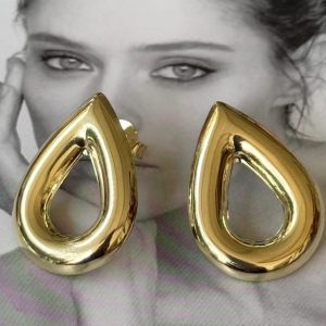 Aro Manuela Gold - Colección Brasil - 22 mm - 1 par