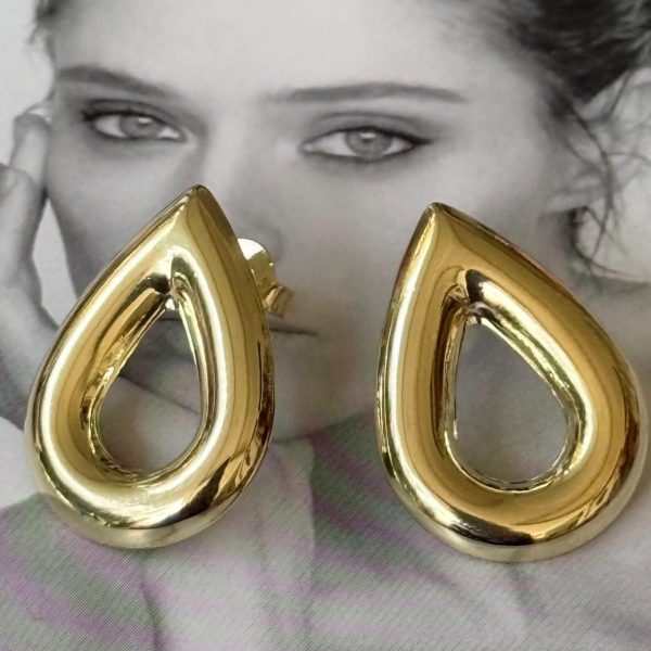 Aro Manuela Gold - Colección Brasil - 22 mm - 1 par