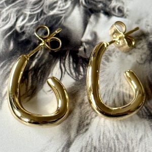 Aro Valeria - Colección Gold Addict - 20 mm - 1 par