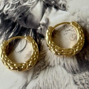 Aro Matilde - Colección Gold Addict - 18 mm - 1 par