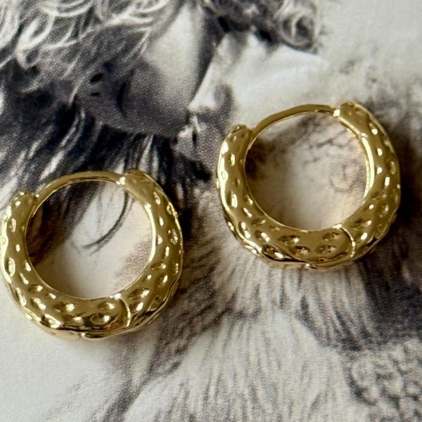 Aro Matilde - Colección Gold Addict - 18 mm - 1 par