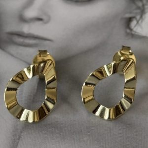 Aro Eliana Gold - Colección Brasil - 14 mm - 1 par