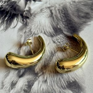 Aro Bergit - Colección Gold Addict - 30 mm - 1 par