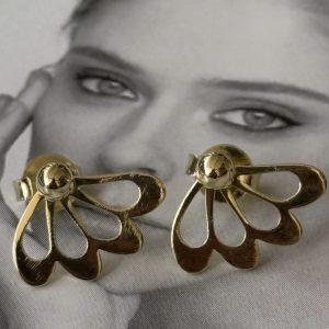 Aro Ester Gold - Colección Brasil - 14 mm - 1 par