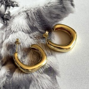 Aro Odette - Colección Gold Addict - 22 mm - 1 par