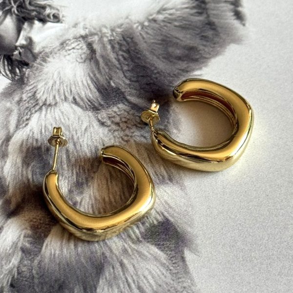 c391b8b8-7a1e-4cd6-a0a7-7b80481eb45b Aro Odette - Colección Gold Addict - 22 mm - 1 par