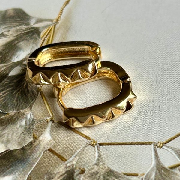 Aro Claire Gold 1.5cm Colección Gold Addict