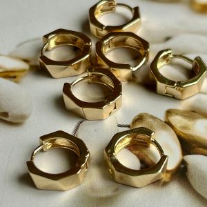 Aro Valentina Gold 1.5cm Colección Gold Addict