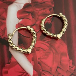 Aro Carlota Gold 2.2cm Colección Gold Addict