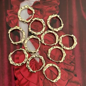 Aro Domi Gold 1.7cm Colección Gold Addict