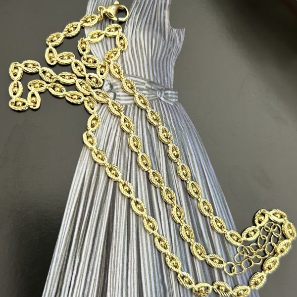 Collar Gargantilla Santorini Gold 40 cm + alargue Colección Gold Addict