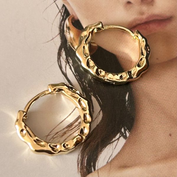 Aro Domi Gold 1.7cm Colección Gold Addict