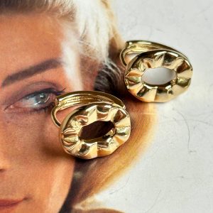 Aro Click Klara Gold 1.5cm Colección Gold Addict