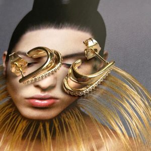 Aro Marie Gold 2cm Colección Gold Addict