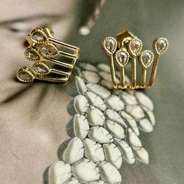 Aro Clarissa Gold 1.5cm Colección Gold Addict