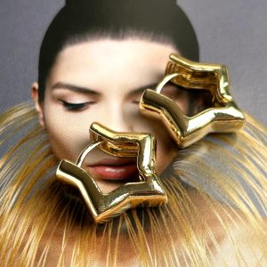 Aro Estrella 2cm Colección Gold addict