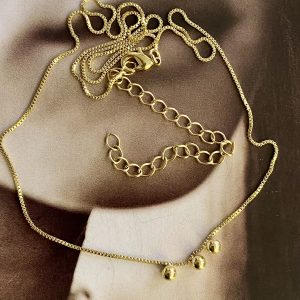 Collar Ana María Gold 40cm + alargue Colección Brasil