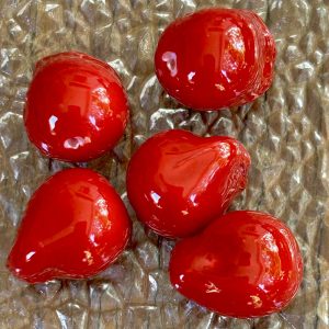 Glass Pearl Esmalte Rouge 1.3 cm Pack 5 unidades Colección Texturas & Colores