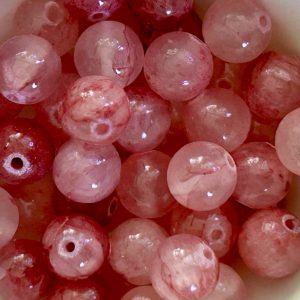 Piedra Jade Rosa 0.8 cm Pack 45 unidades aprox   Colección Texturas & Colores