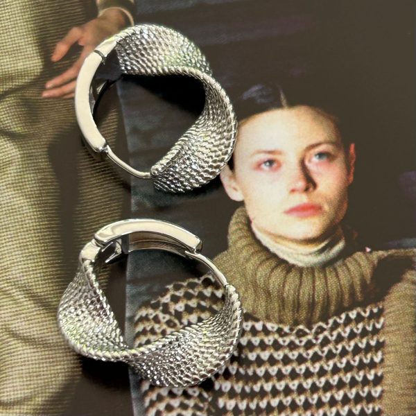 Aro Francisca 2cm Rodio Colección Gold Addict