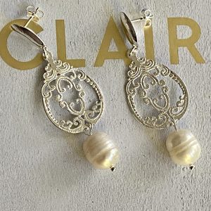 Aro Valencia Silver 6.5 cm Colección Boutique