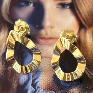 Aro Eliana Gold - Colección Brasil - 14 mm - 1 par