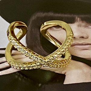 Anillo Ajustable Josefina Gold Colección Gold Addict