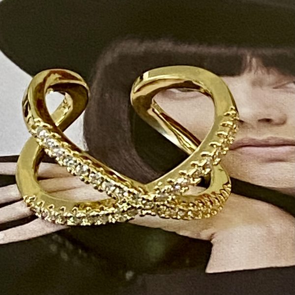 Anillo Ajustable Josefina Gold Colección Gold Addict