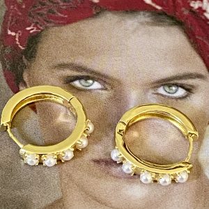 Aro Coquet Gold 2 cm Colección Gold Addict