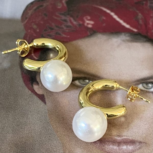 Aro Eloísa Gold 2.5 cm Colección Gold Addict