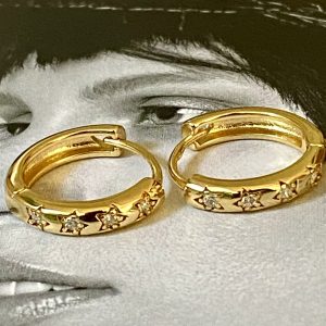 Aro Emilia Gold 1.6 cm Colección Gold Addict