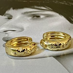 Aro Constelación S Gold 1.5cm Colección Gold Addict