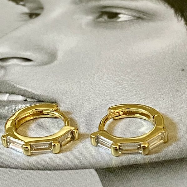 Aro Carlota Gold 1.2cm Colección Gold Addict