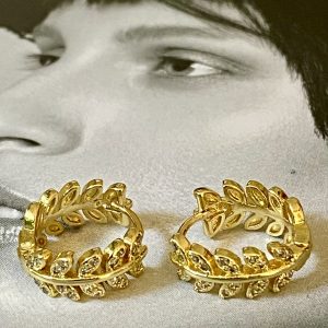 Aro Julia Gold 1.4 cm Colección Gold Addict