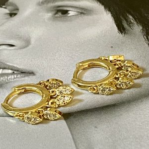 Aro Leticia Gold 1.8 cm Colección Gold Addict