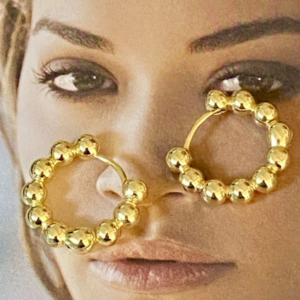 Aro Bruna Gold 2 cm Colección Gold Addict