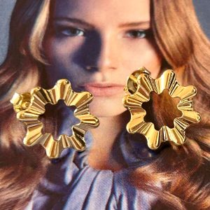 Aro Clara Gold - Colección Brasil - 15 mm - 1 par