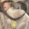 Collar Virgen Cinta Gold 38 cm + Alargue Colección Boutique